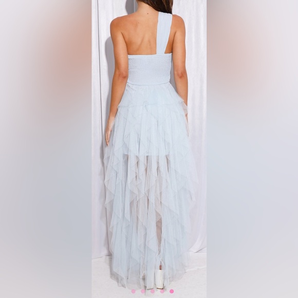 lavish style tulle maxi dress pink - hello molly! - Picture 4 of 7